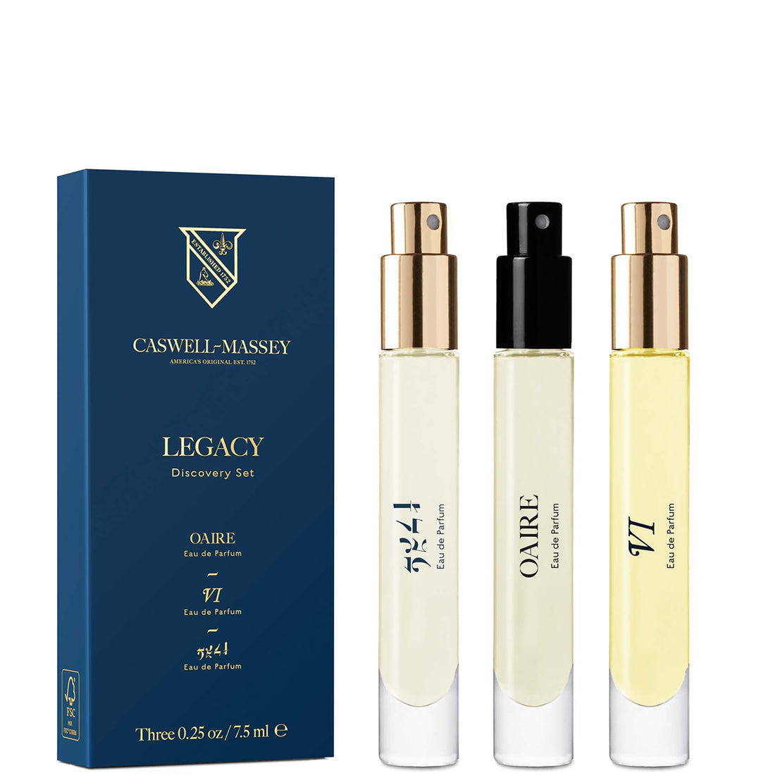 Caswell-Massey Legacy Eau de Parfum Discovery Set (Worth $125.00)